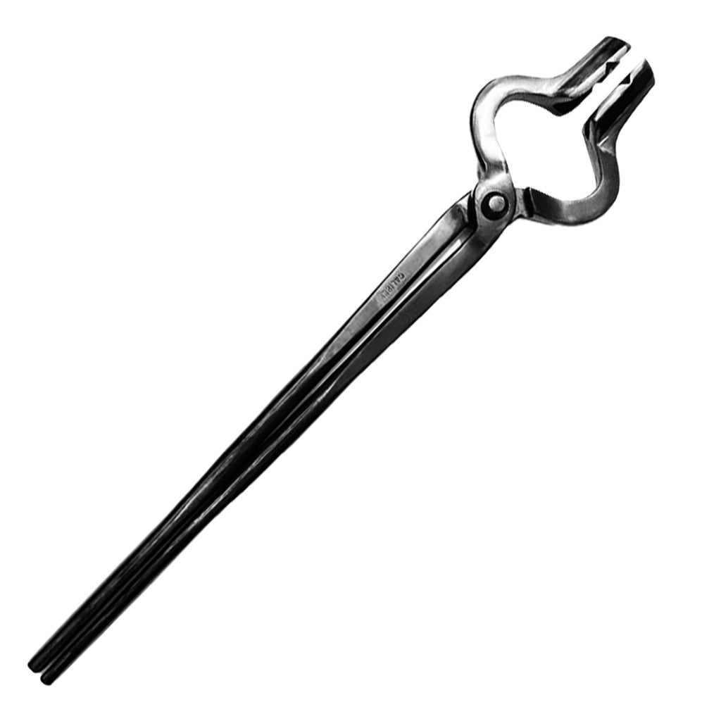 Short V-Bit Blacksmith Tongs (14.5